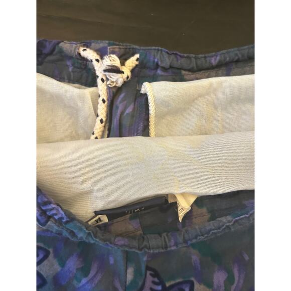 Vintage Yachting Zegna Swimsuit Bathing Swim Trunks Shorts Purple Black M men’s - Picture 4 of 14